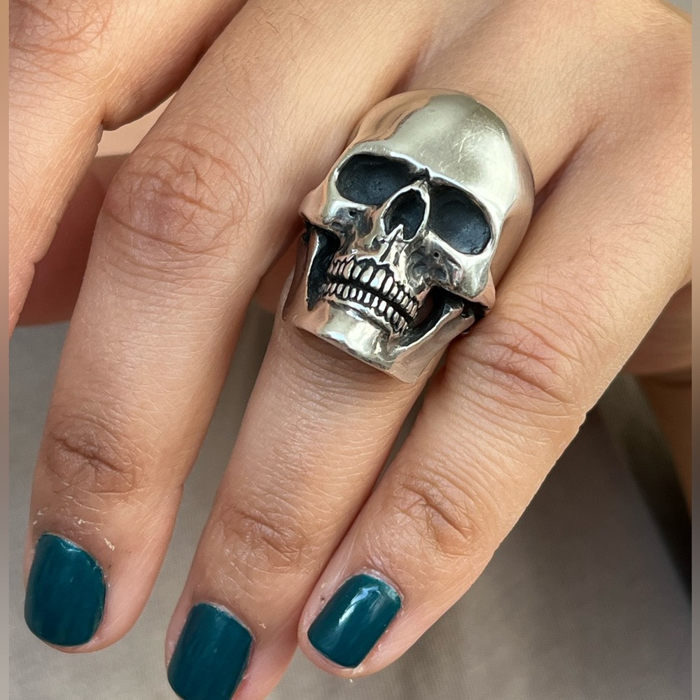 Authentic The Great Frog skull ring.